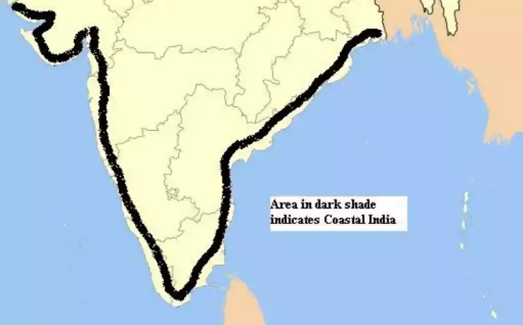 भारत के तटीय मैदान coastal areas of india